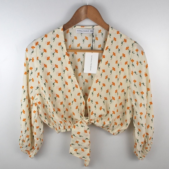 Faithful The Brand La Guardia Top Floral Print S - Picture 13 of 15